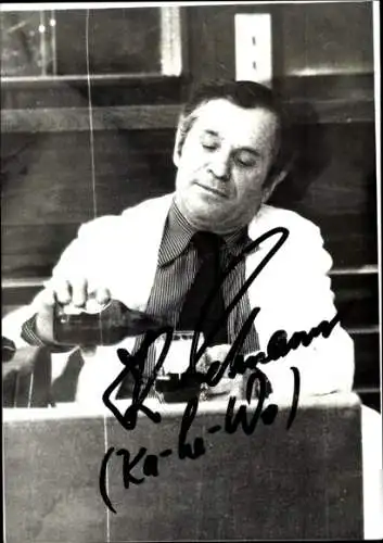 Ak Schauspieler Karl Lehmann, Portrait, Autogramm