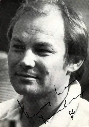 Foto Schauspieler Klaus-Maria Brandauer, Portrait, Autogramm