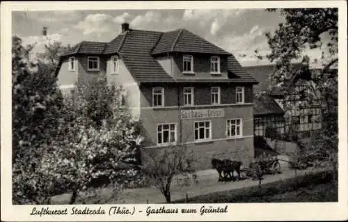 Ak Stadtroda in Thüringen, Gasthaus zum Grüntal