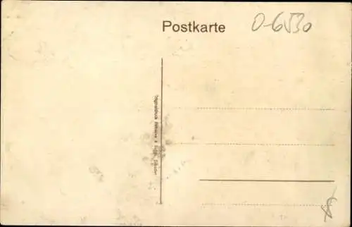 Ak Hermsdorf in Thüringen, Eisenberger Straße, Klosterlausnitz