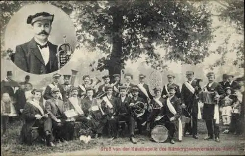 Ak Auma Weidatal in Thüringen, Gruß von der Hauskapelle des Männergesangsvereins