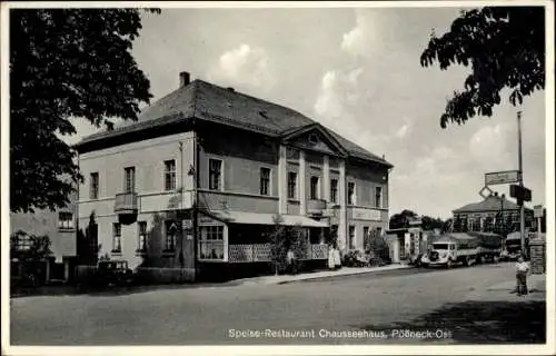 Ak Pößneck in Thüringen, Restaurant Chausseehaus