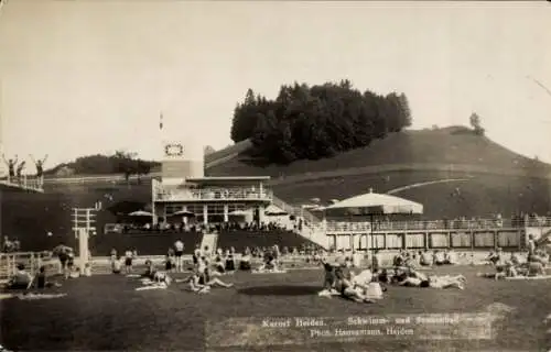 Foto Ak Heiden Kanton Appenzell Außerrhoden, Schwimmbad