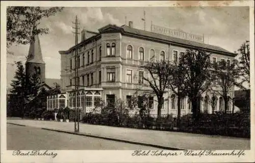 Ak Bad Driburg in Westfalen, Hotel Schaper