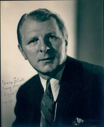 Foto Schauspieler Reginald Prack, Portrait, Autogramm