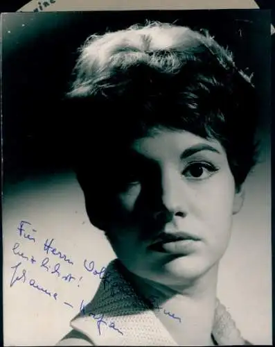 Foto Schauspielerin Johanna von Koczian, Portrait, Autogramm