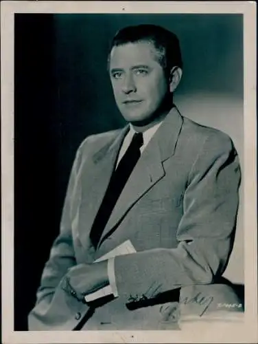 Foto Schauspieler Hans Söhnker, Portrait, Autogramm