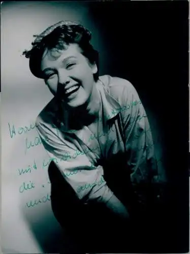 Foto Schauspielerin Maria Sebaldt, Portrait, Autogramm