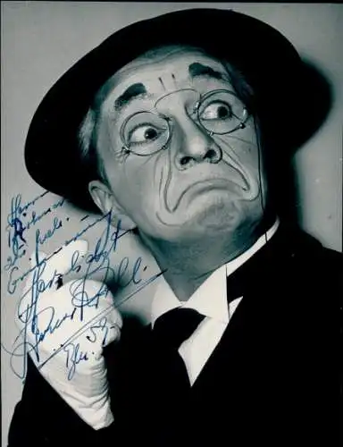 Foto Schauspieler Werner Kroll, Portrait, Autogramm