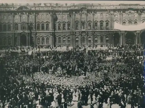 Foto Petrograd Russland, Oktoberrevolution 1917