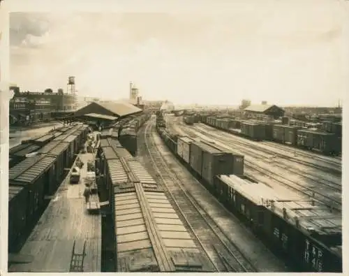 Foto Fort Worth Texas USA, Union Station, Bahnhof, Gleisseite