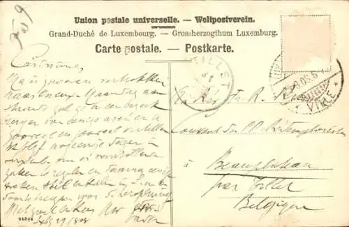 Ak Differdange Differdange Luxemburg, Kirche