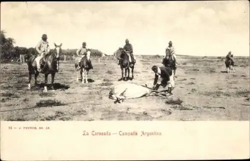 Ak Argentinien, La Carneada, Campana Argentina