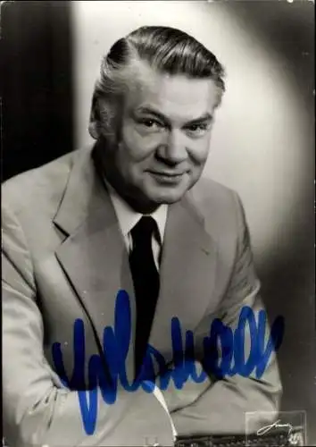 Ak Schauspieler Heinz Conrads, Portrait, Autogramm