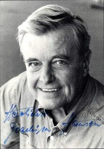 Ak Schauspieler Joachim Hansen, Portrait, Autogramm