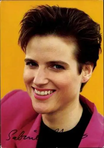 Ak Schauspielerin Sabine Hartelt, Portrait, Autogramm