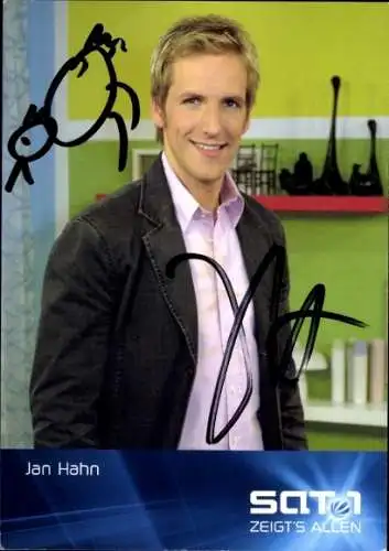 Ak Schauspieler Jan Hahn, Portrait, Autogramm