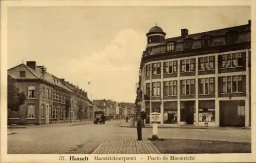 Ak Hasselt Flandern Limburg, Maestricht, Kreuzung