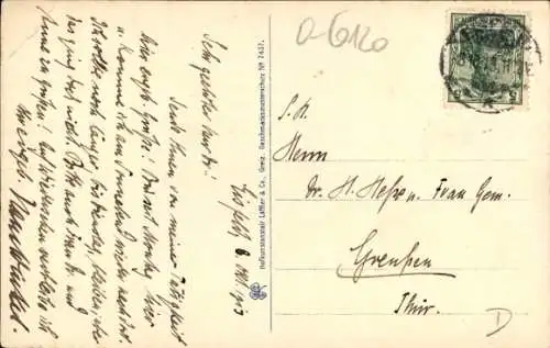 Ak Eisfeld in Thüringen, Schloss