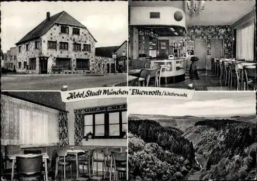 Ak Elkenroth im Westerwald, Hotel-Restaurant Stadt München