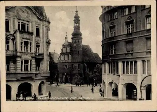 Ak Bydgoszcz Bromberg Westpreußen, Clarissenkirche, Arkaden