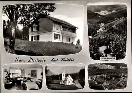 Ak Kniebis Freudenstadt im Schwarzwald, Haus Dieterle, Gesamtansicht