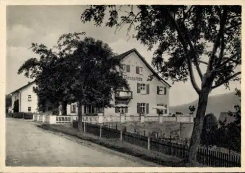 Ak Pommelsbrunn Mittelfranken, Gaststätte Zum Bahnhof, Inh. Wilhelm Lutz