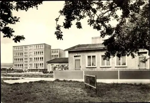 Ak Wienrode Blankenburg am Harz, Schule, Kindergarten