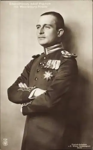 Ak Adolf Friedrich VI, Großherzog von Mecklenburg-Strelitz, Uniform, Orden