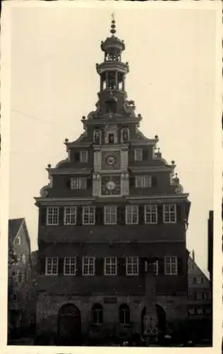 Foto Ak Esslingen am Neckar, Rathaus im Dezember 1940