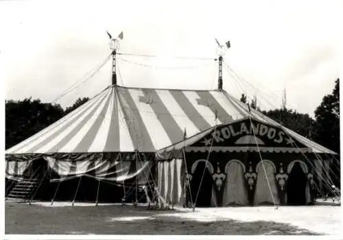 Foto Zirkus Rolando, Zirkuszelt, Wittenberge 1988