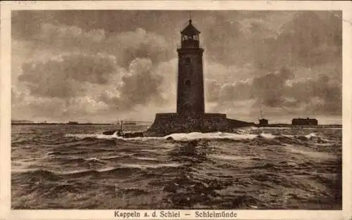 Ak Kappeln an der Schlei, Schleimünde, Leuchtturm