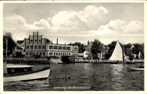 Ak Schleswig an der Schlei, Schleihalle