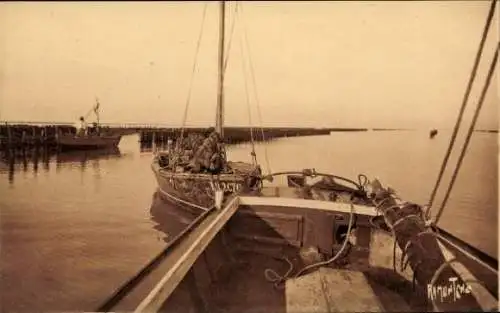 Ak Fischfang, Muschelzucht, Transport