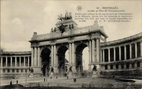 Ak Brüssel Brüssel, Parc du Cinquantenaire, Arcade