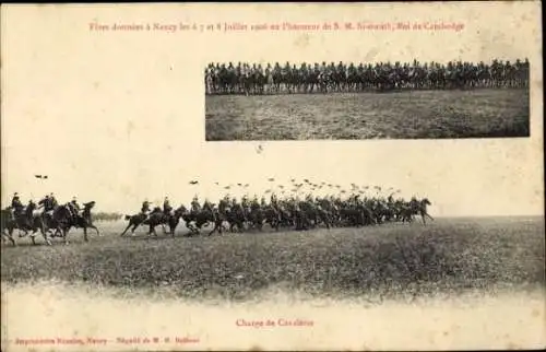 AK-Festivals in Nancy 1906 zu Ehren von Sisowath, dem König von Kambodscha