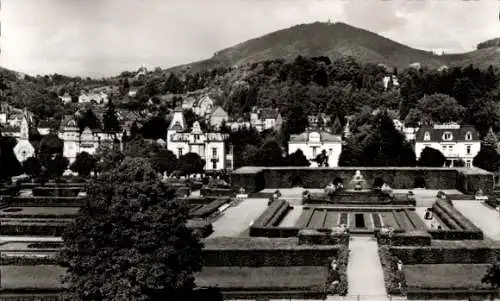 Ak Baden Baden am Schwarzwald, Gönneranlagen