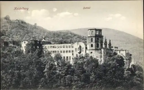 Ak Heidelberg am Neckar, Schloss