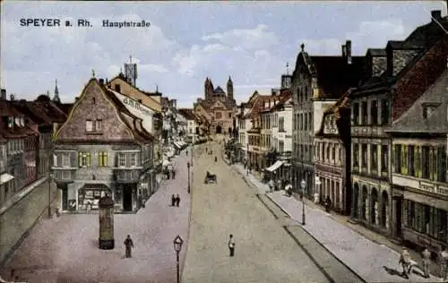 Ak Speyer am Rhein, Hauptstraße