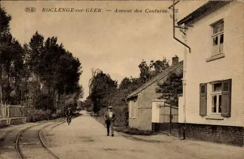 Ak Roclenge sur Geer Bassenge Wallonien Lüttich, Avenue des Coutures