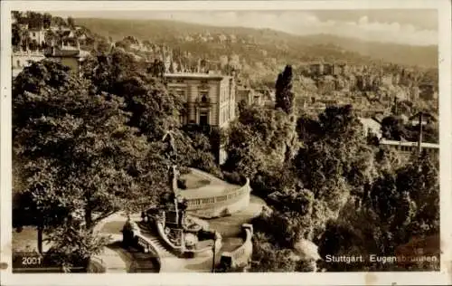 Ak Stuttgart in Württemberg, Eugensbrunnen