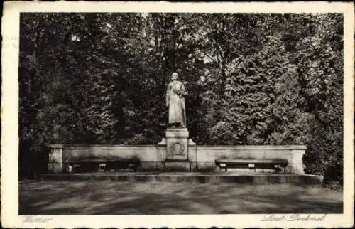 Ak Weimar in Thüringen, Liszt-Denkmal