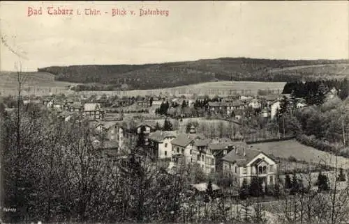 Ak Tabarz im Thüringer Wald, Gesamtansicht, Blick vom Datenberg