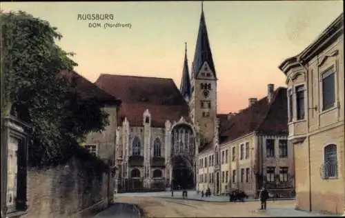 Ak Augsburg in Schwaben, Dom, Nordfront