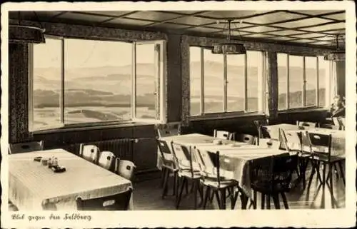 Ak Furtwangen Schwarzwald, Berggasthaus Brendturm, Aussicht zum Feldberg, Inh. Fritz Feistle