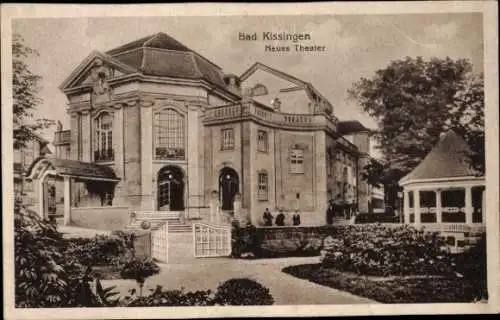 Ak Bad Kissingen Unterfranken Bayern, Neues Theater