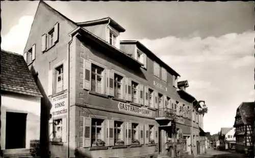 Ak Loffenau im Schwarzwald, Gasthaus zur Sonne