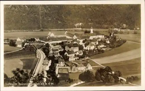 Ak Beuron an der Donau Württemberg, Gesamtansicht, Luftbild