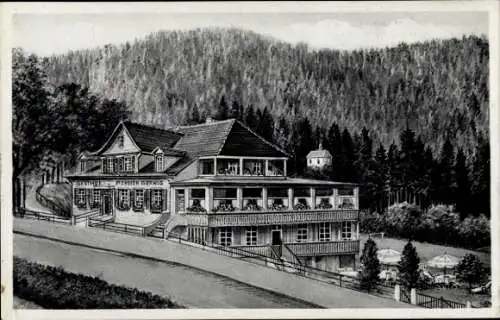 Ak Triberg im Schwarzwald, Gasthof zum Gerwig