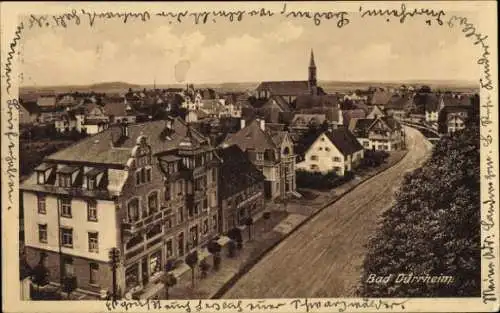 Ak Bad Dürrheim im Schwarzwald, Teilansicht